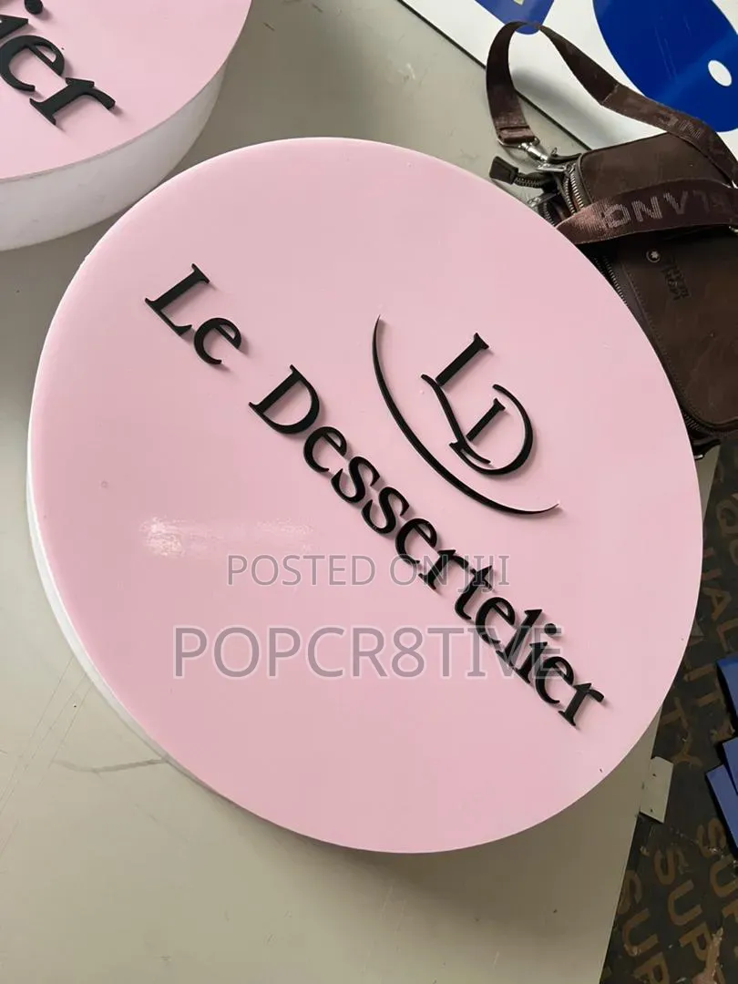 Round Indoor Signage