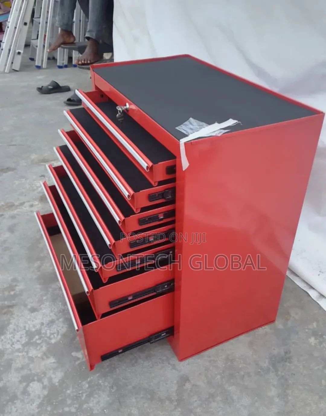 7 Drawer Empty Trolley Tool Box
