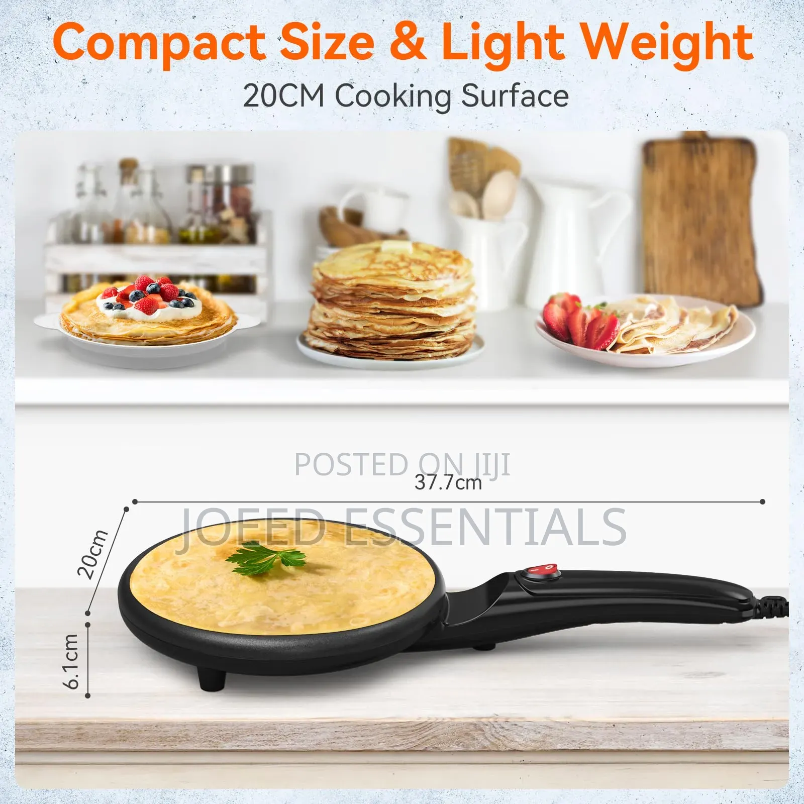 Electric Nonstick Crepe Maker
