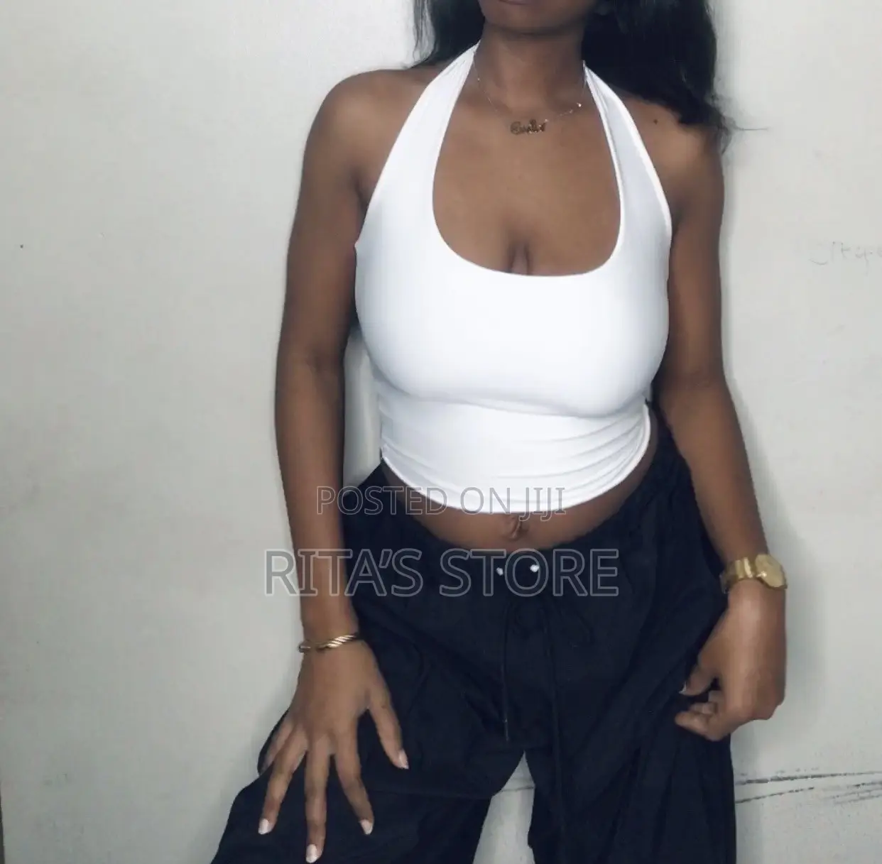 Halter Neck Crop Top
