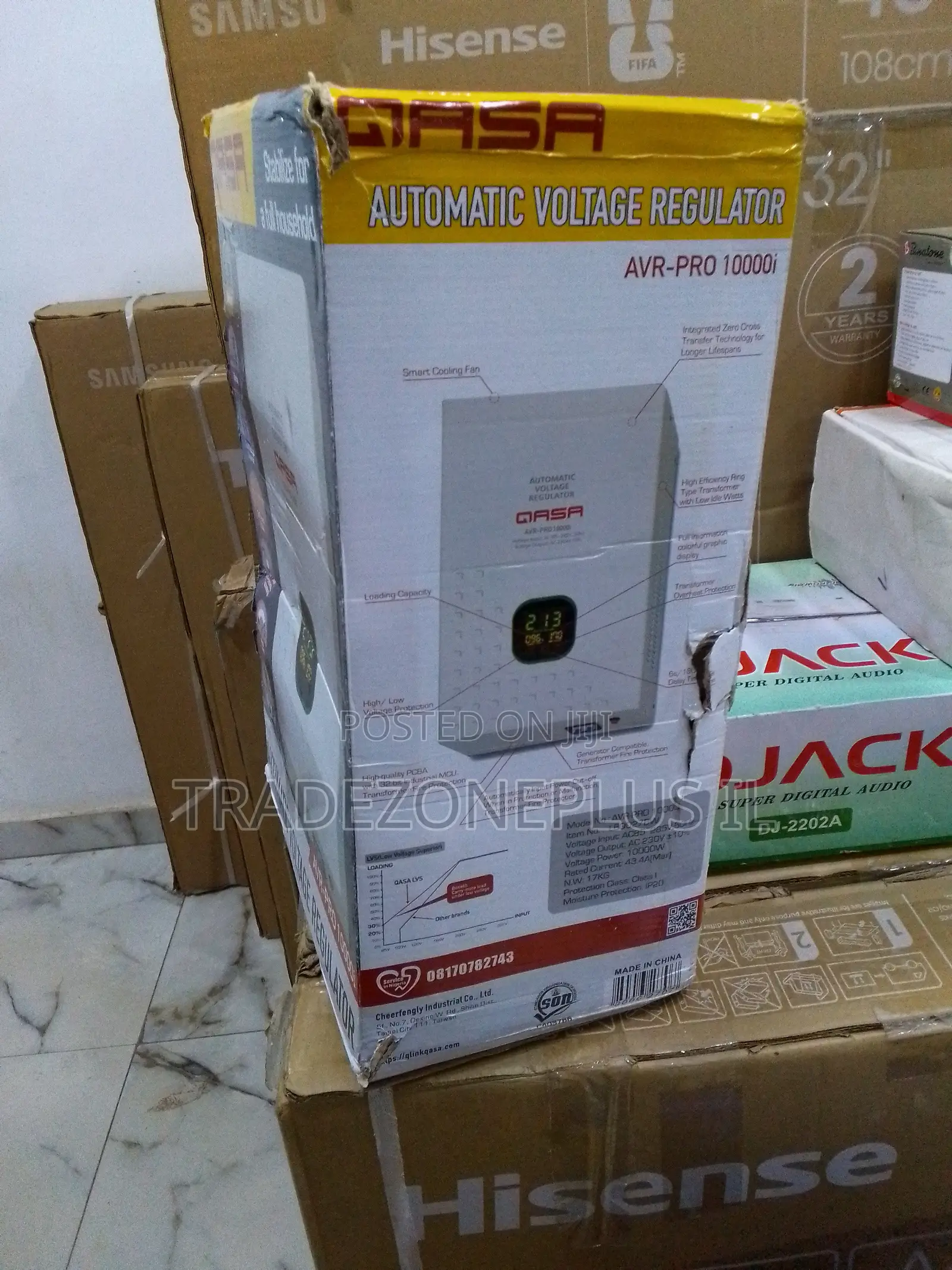 The QASA Automatic Regulator Continuously Works With the Incoming Supp