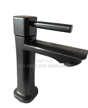 Black and Anti Rust Basin Tap