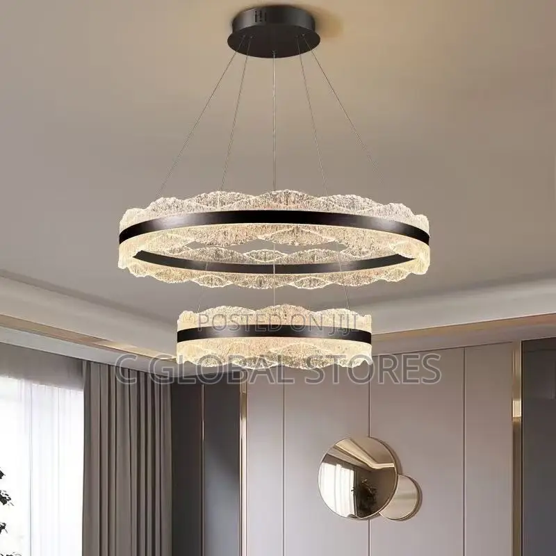 Grey Dropping Chandelier