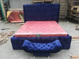 Blue Colour Bedframe