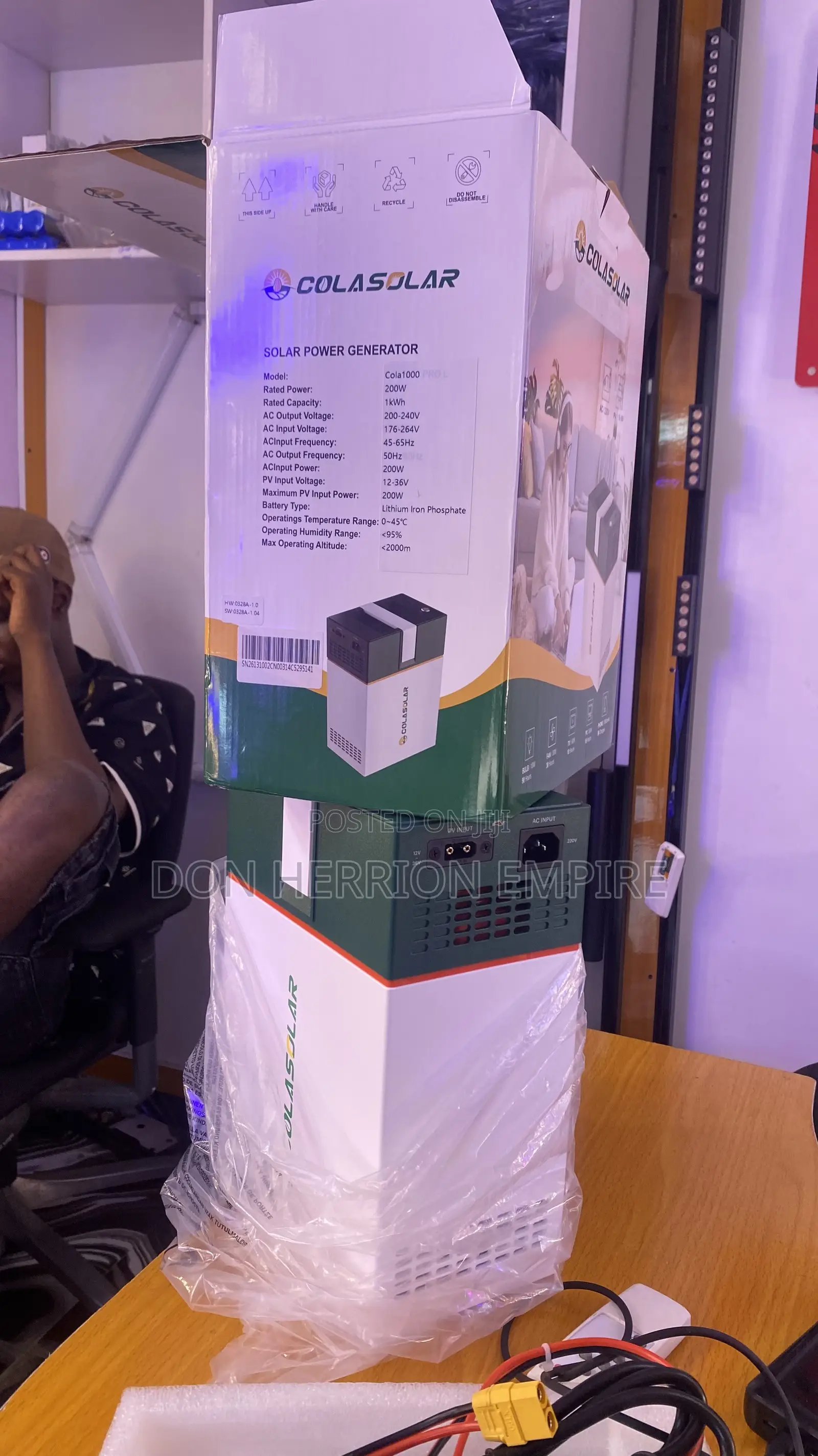 200w Solarcola Generator