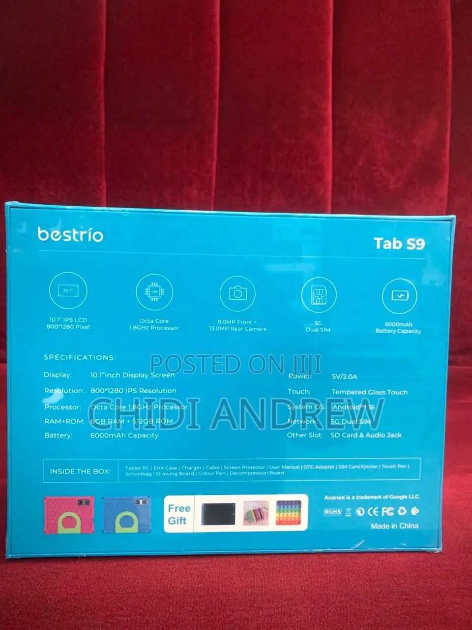 New Bestrio Tab S9 512 GB