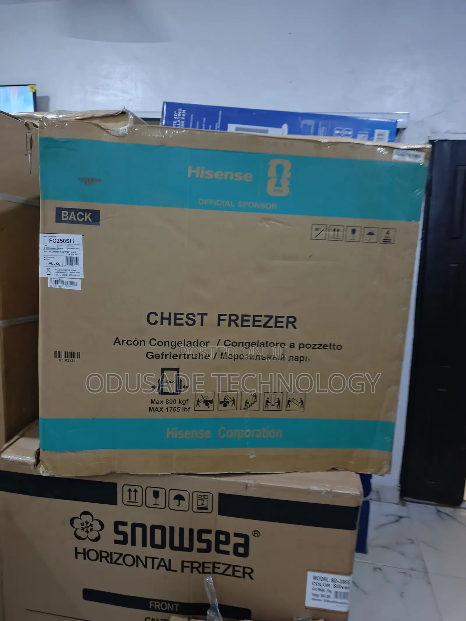 Smart Hisense 250SH 189L Deep Freezer