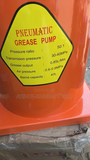 Pneumatic Grease Pump 40L