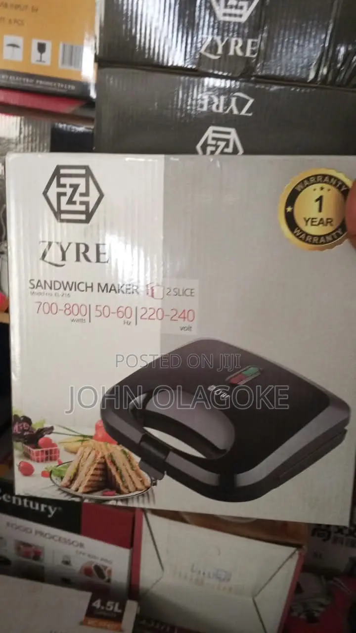Zyre 2Face Bread Toaster Sandwich Maker