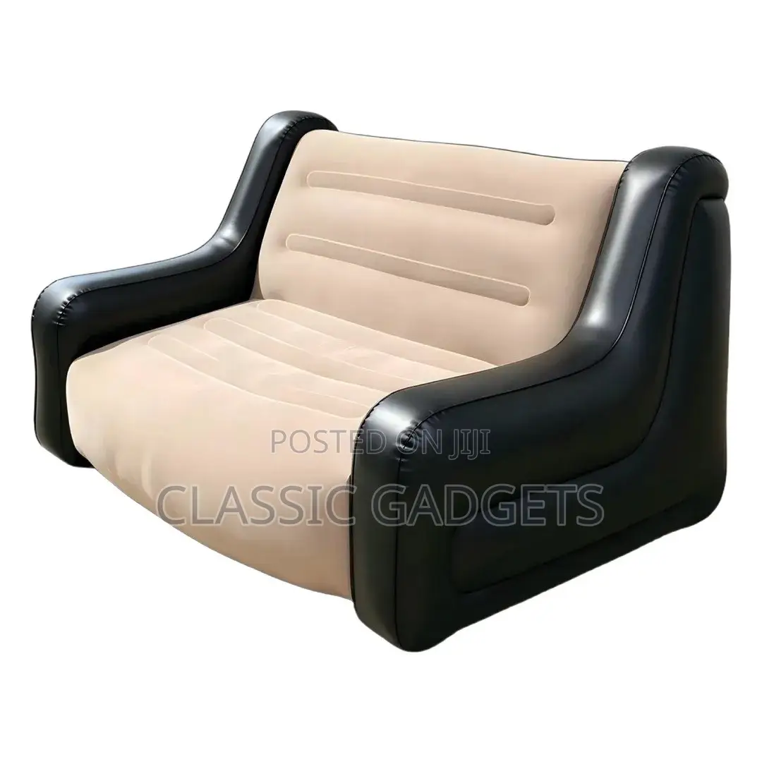 Green Lion Double Seater Inflatable Sofa