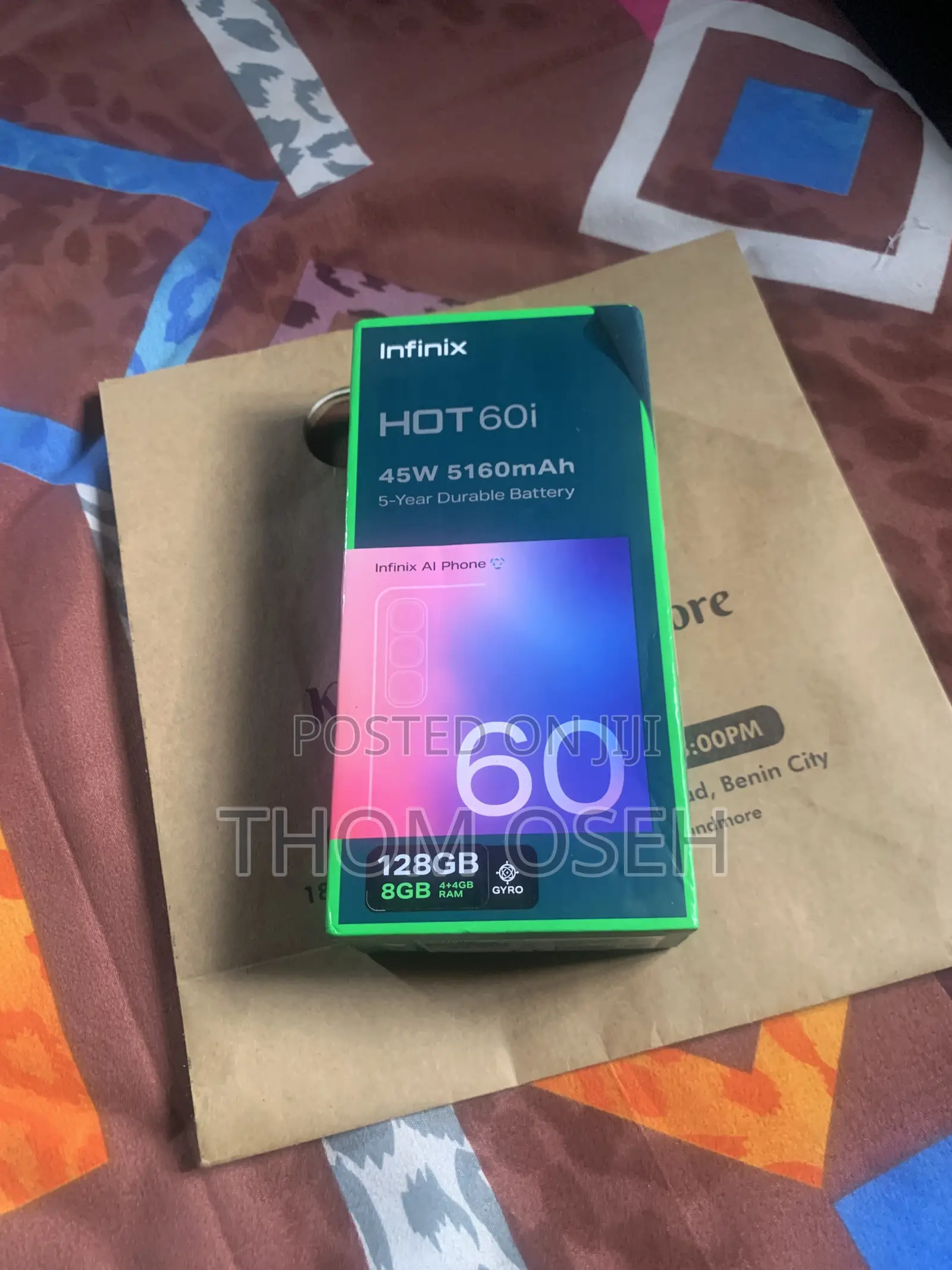Infinix Hot 60i 128 GB Gray