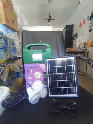 Portable Solar Powered Charging and Lighting Lamp