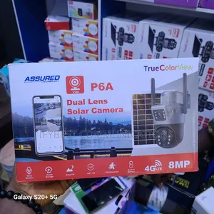 V380 Dual Lens Solar CCTV Camera