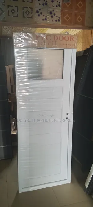 Toilet and Bathroom Door