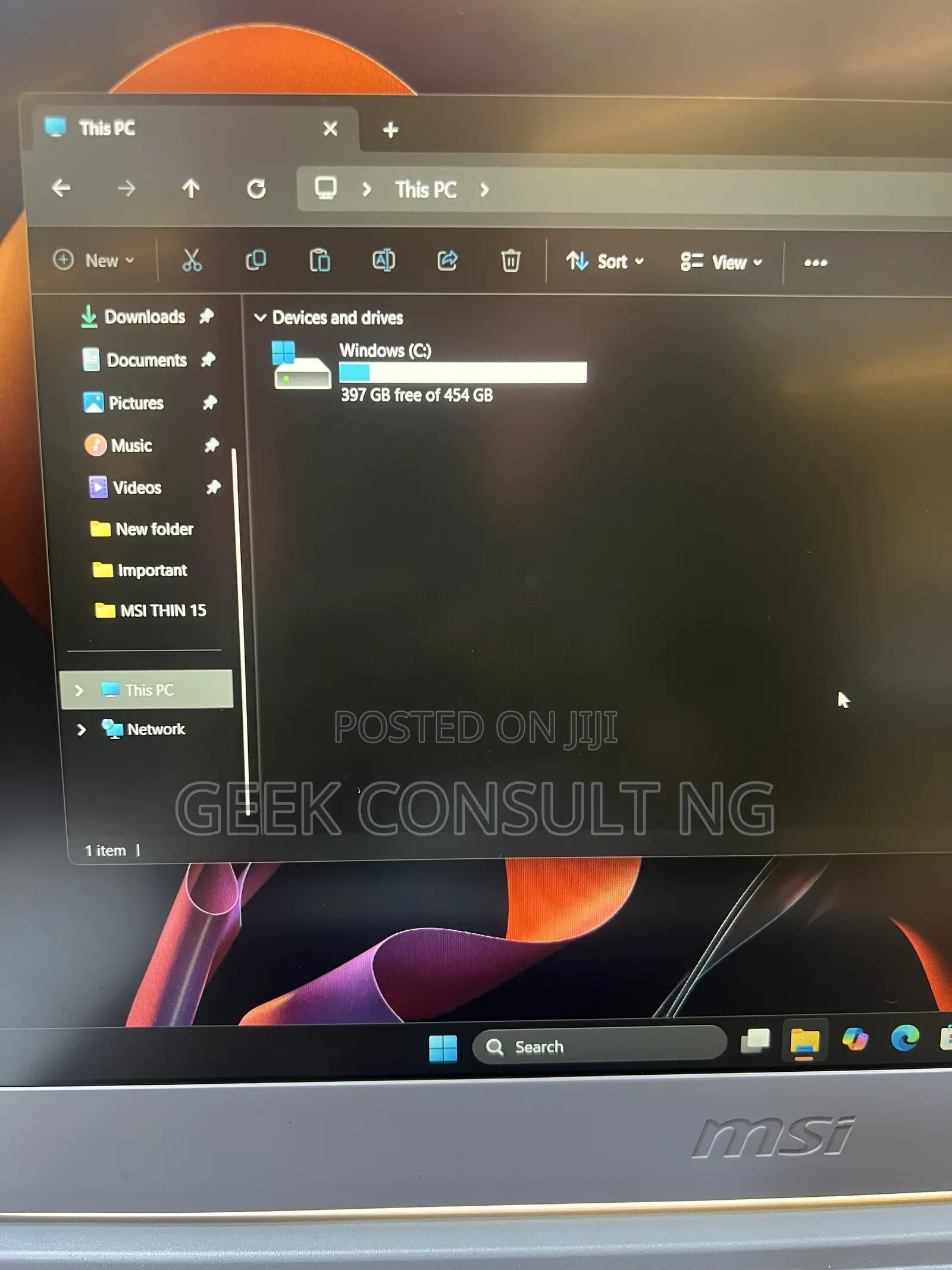 Laptop MSI Katana 15 16GB Intel Core i5 SSD 512GB