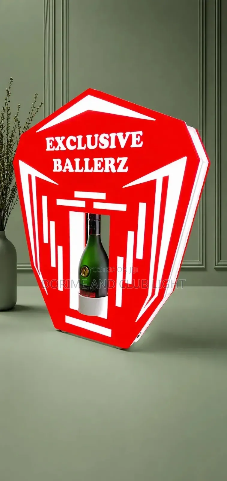 Luxury Champagne Bottle Presenter