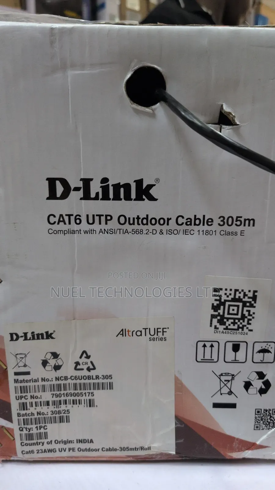 D Link Cat6 Utp Outdoor Cable