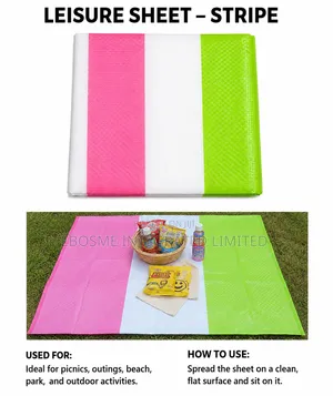 Striped Leisure Picnic Mat 90 × 140cm