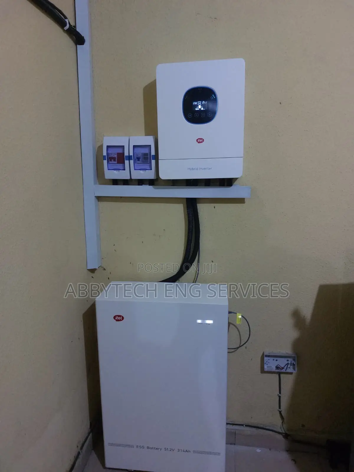 15kwh Lithium Battery || 6kva Inverter Complete Solar Installation