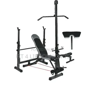 Weight Bench With Pull Up Station