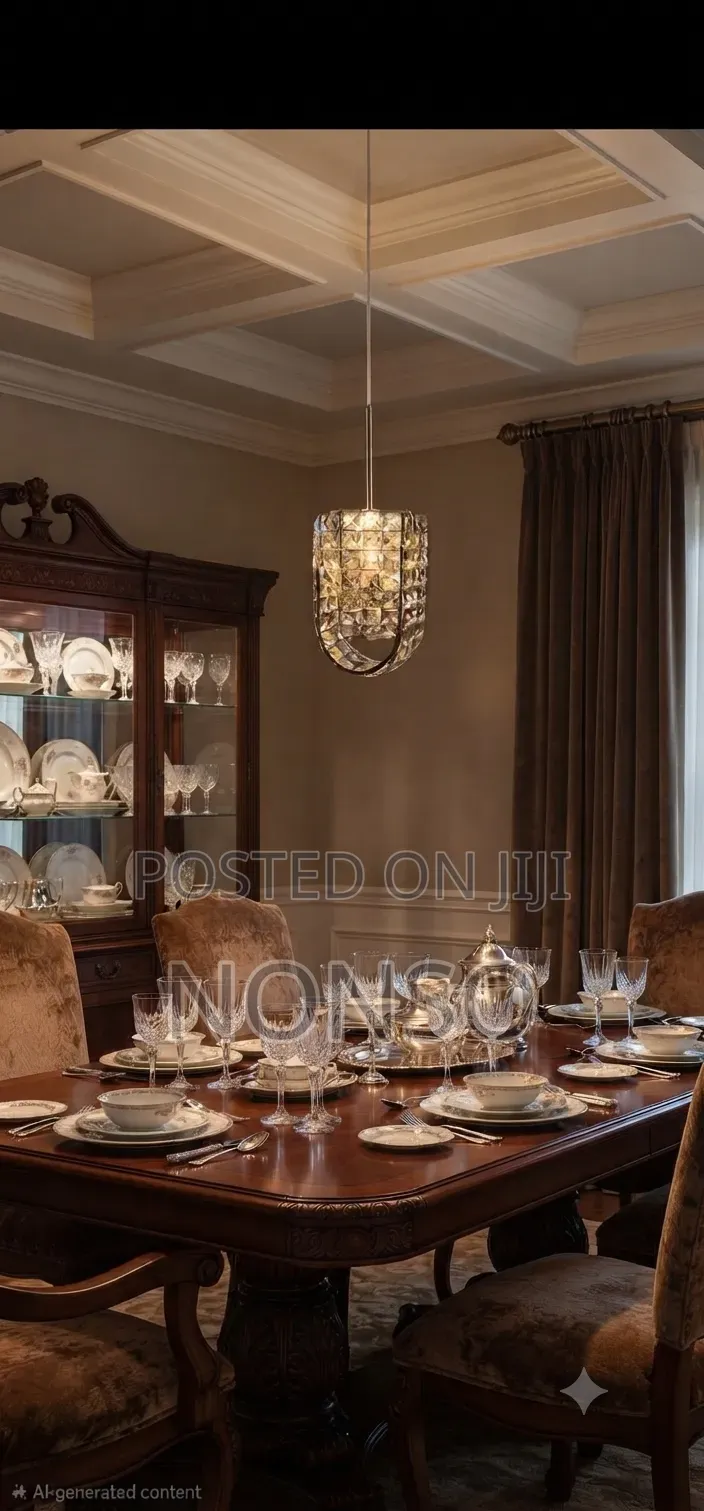 Light Luxury Faceted Crystal Pendant Light (