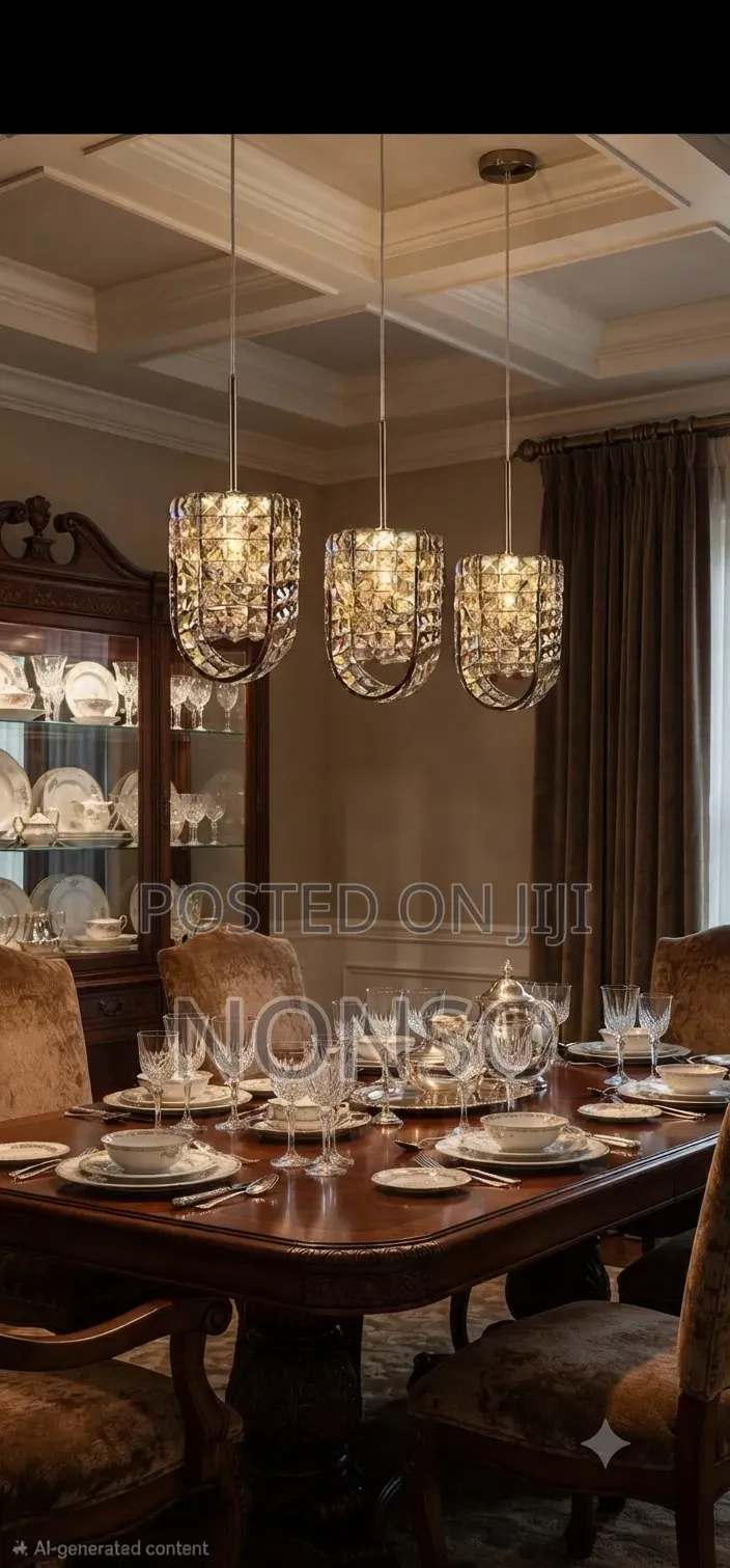 Light Luxury Faceted Crystal Pendant Light (