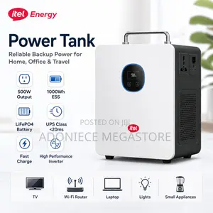 Itel Power Tank 1000Wh / 500W Portable Power Station