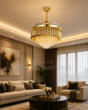 Yimevy Supply Home Dining Room Viila 36 42 48 Inch Remote Control Gold