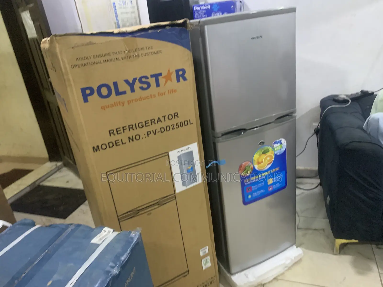 Polystar PV-DD250DL Refrigerator – 250L Reliable Cooling