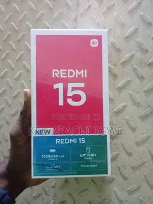 New Xiaomi Redmi 15 256 GB Black