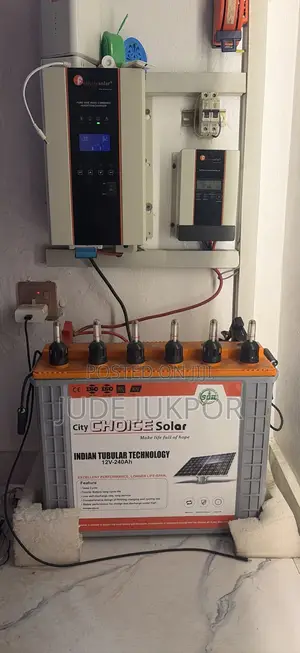 Full 1.5kva Solar Inverter Set Up