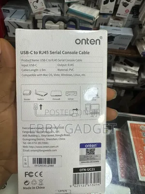 USB C to Rj45 Serial Console Cable