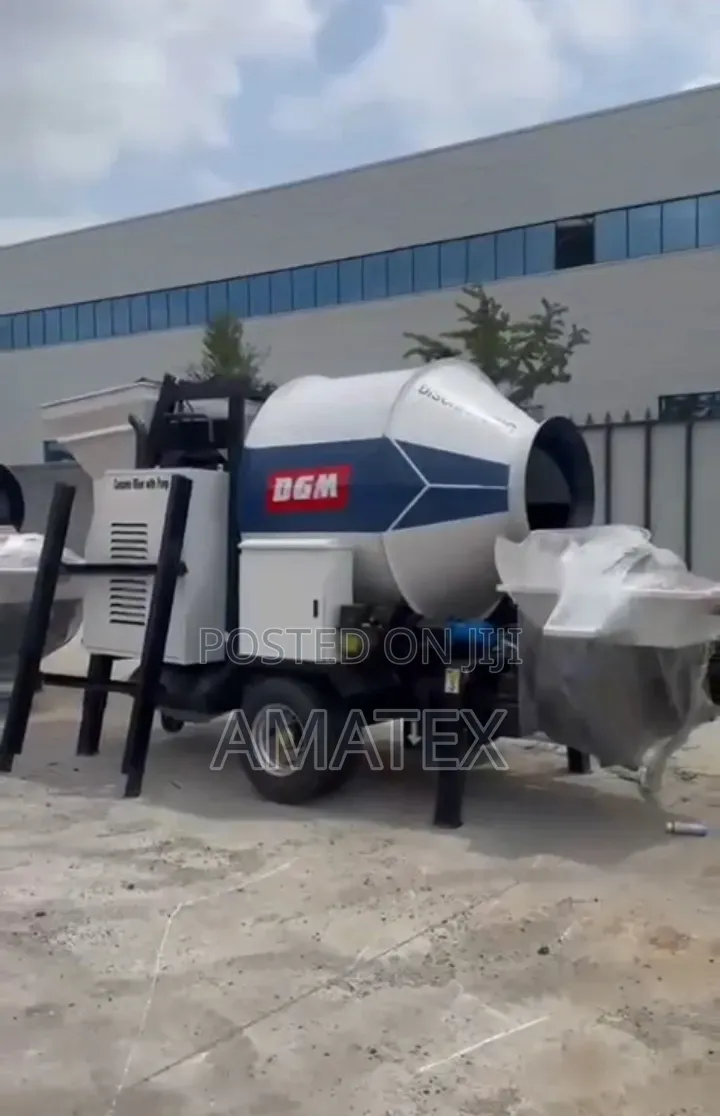 Concrete Mixer With Pump