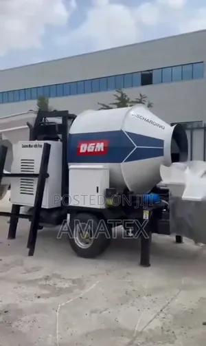 Concrete Mixer With Pump