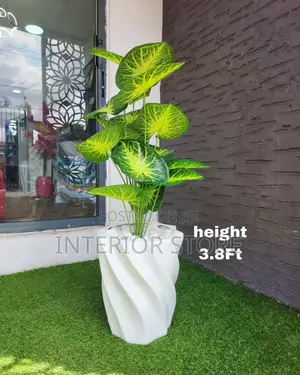 Artificial Plants and Vase