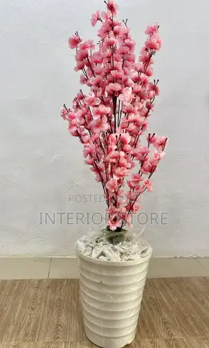 Artificial Plants and Vase