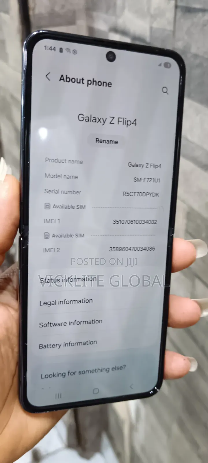Samsung Galaxy Z Flip4 128 GB Black