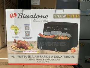 BINATONE 9l- Twin Drawer Air Fryer.