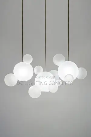 Modern Single Frosted Nordic Glass Pendant Light.