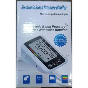 Intelligent Upper Arm Electronic Blood Pressure Monitor With Voice