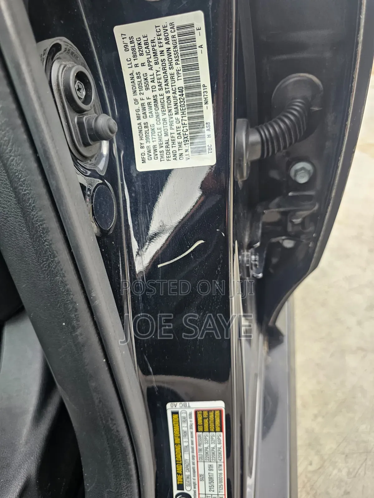 Honda Civic 2018 Black