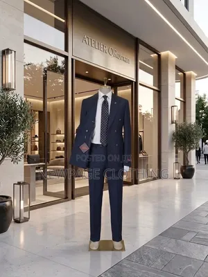 Level of Class You Deserve? Yes! Navy Double-Breasted Blazer Available
