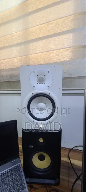 White Yamaha HS8 Monitor Speaker