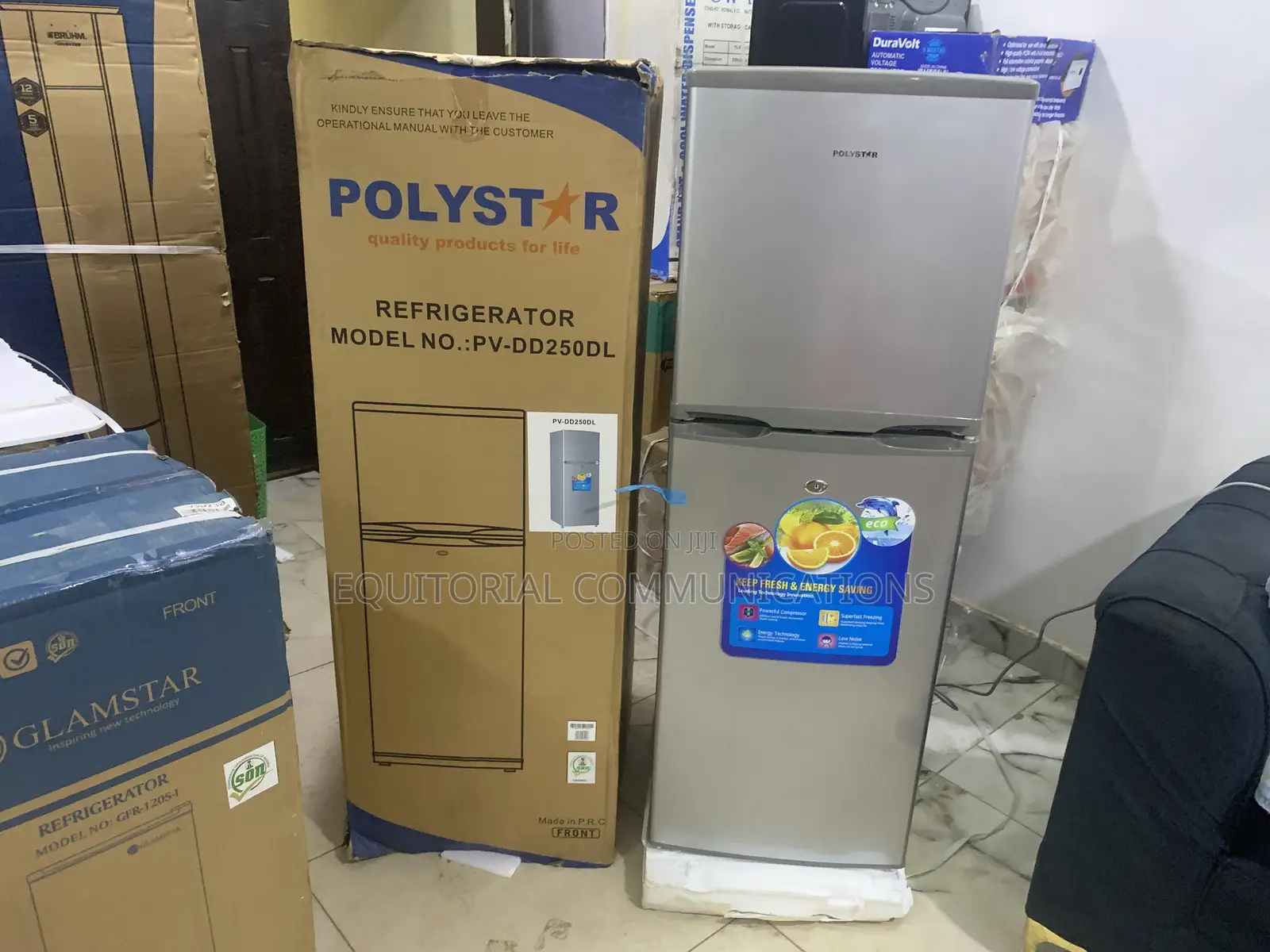 Polystar 250L Spacious Refrigerator - PV-DD250DL