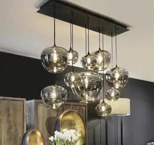 Modern Glass Ball Lamps for Living Room Pendant Chandelier