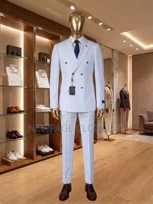 Double-Breasted White Blazer Alert! Limited Stock Available!