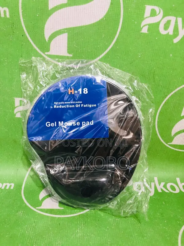 H-18 Mouse Pad With Gel Wrist Rest