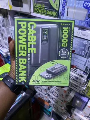 Remax 10000mah 40watts Magnetic Powerbank With Phone Stand