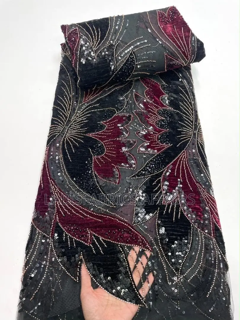 Luxury Hand Beaded Lace