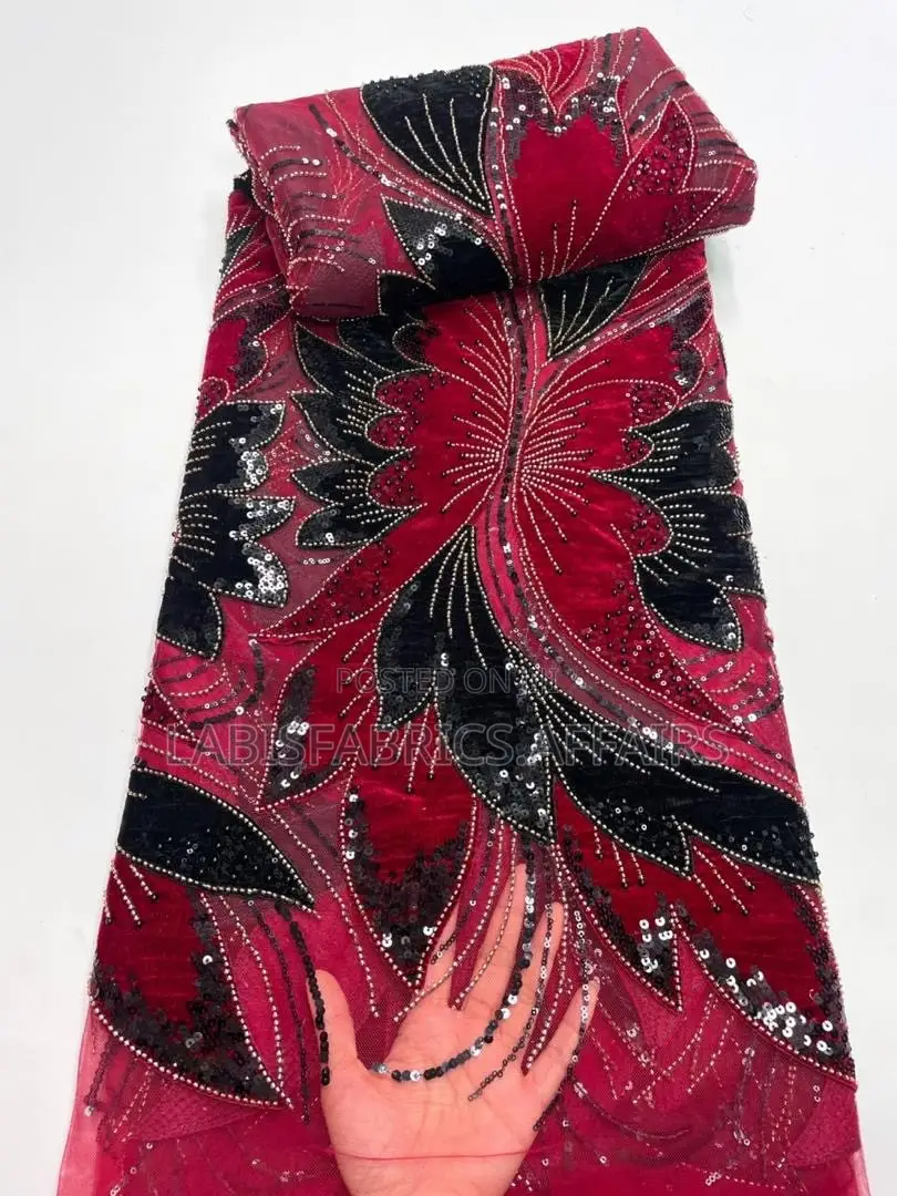 Luxury Hand Beaded Lace